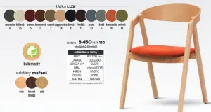 STIMA Jedálenská stolička GURU /S buk látka