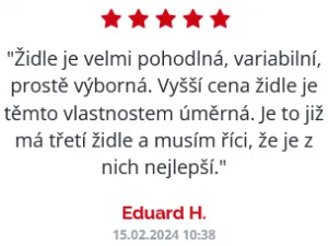 SEGO kancelárska stolička Spirit čierna, ergonomické, 8 hodín denne