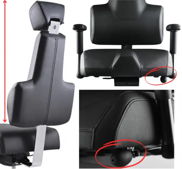 Zdravotná ergonomická stolička Therapia Energy+