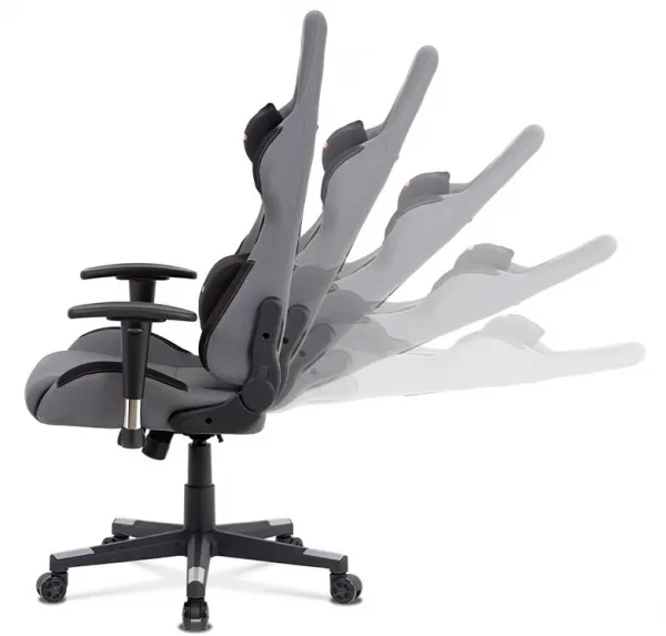 AUTRONIC kancelárska stolička ERacer KA-F05 šedá