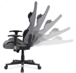 AUTRONIC kancelárska stolička ERacer KA-F05 šedá