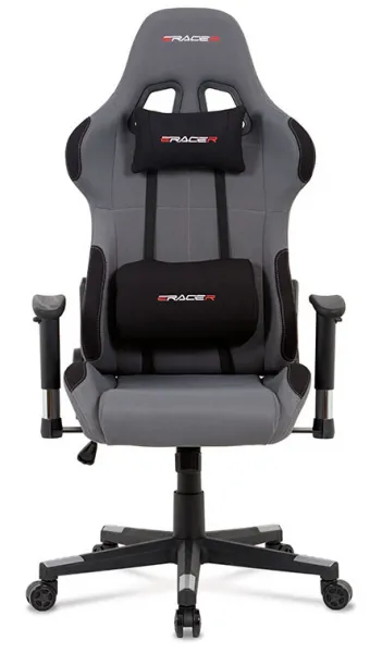 AUTRONIC kancelárska stolička ERacer KA-F05 šedá