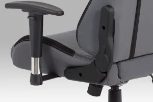 AUTRONIC kancelárska stolička ERacer KA-F05 šedá