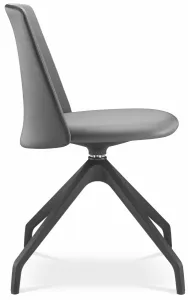 LD SEATING Konferenčná stolička MELODY CHAIR 361, F90-BL, čierny kríž