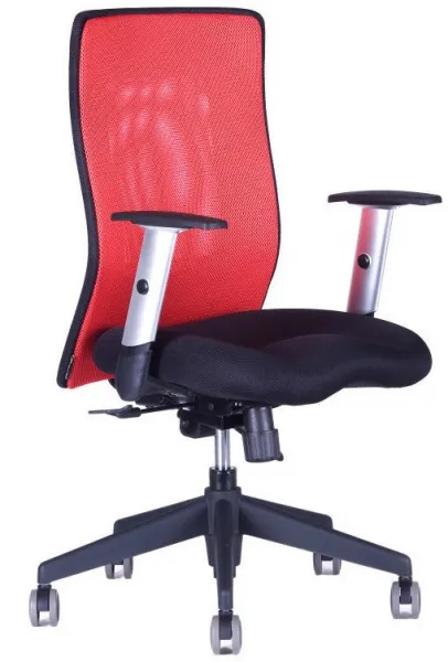OFFICE PRO kancelárska stolička CALYPSO XL bez opierky hlavy, červená