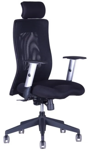 OFFICE PRO kancelárska stolička CALYPSO XL s opierkou hlavy P1, čierna