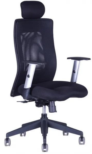 OFFICE PRO Ergonomická kancelárska stolička CALYPSO XL s opierkou hlavy P4 čierna