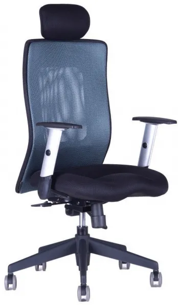 OFFICE PRO Kancelárska stolička CALYPSO XL s opierkou hlavy P4, antracit