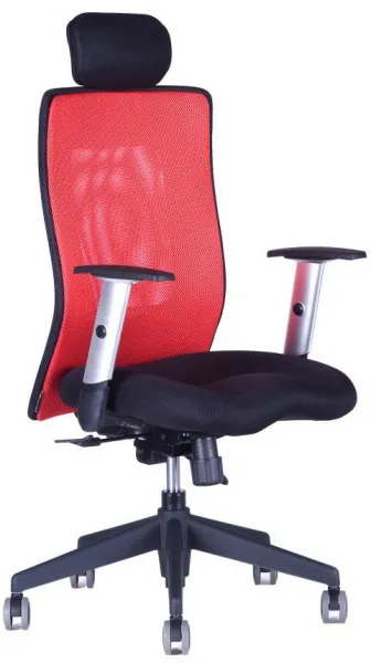 OFFICE PRO kancelárska stolička CALYPSO XL s opierkou hlavy P4, červená