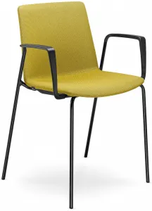 LD SEATING Konferenčná stolička SKY FRESH 055-N4/BR-N1, čierne područky_