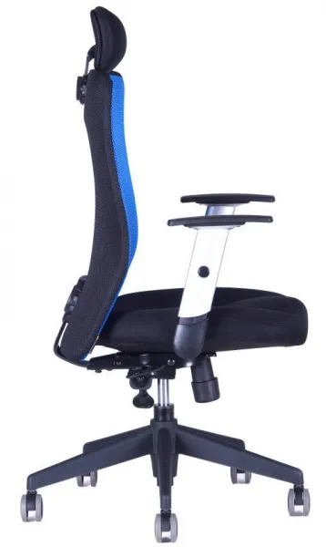 OFFICE PRO kancelárska stolička CALYPSO XL s opierkou hlavy P4, modrá