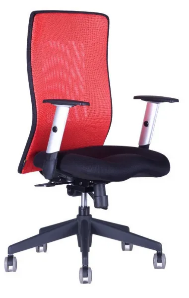 OFFICE PRO Ergonomická kancelárska stolička CALYPSO GRAND červená