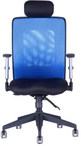 OFFICE PRO kancelárska stolička CALYPSO XL s opierkou hlavy P4, modrá