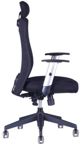 OFFICE PRO Ergonomická kancelárska stolička CALYPSO XL s opierkou hlavy P4 čierna