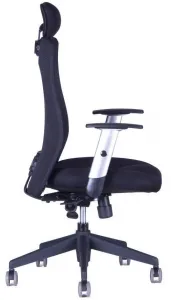 OFFICE PRO Ergonomická kancelárska stolička CALYPSO XL s opierkou hlavy P4 čierna