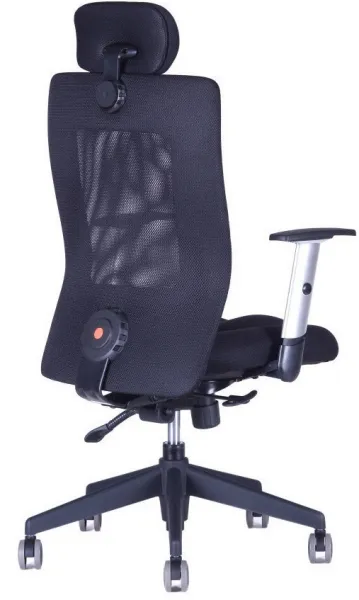 OFFICE PRO Ergonomická kancelárska stolička CALYPSO XL s opierkou hlavy P4 čierna