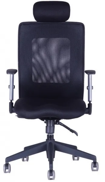 OFFICE PRO Ergonomická kancelárska stolička CALYPSO XL s opierkou hlavy P4 čierna