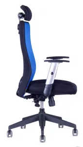 OFFICE PRO Kancelárska stolička CALYPSO GRAND s opierkou hlavy P1, modrá