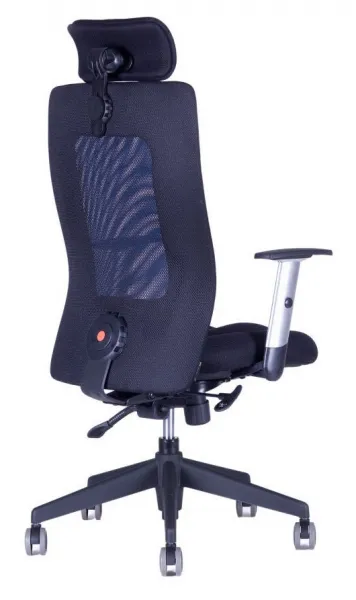 OFFICE PRO Kancelárska stolička CALYPSO GRAND s opierkou hlavy P1, modrá