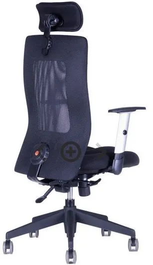 OFFICE PRO Ergonomická kancelárska stolička CALYPSO GRAND s opierkou hlavy P1, antracit
