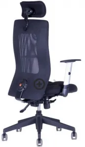 OFFICE PRO Ergonomická kancelárska stolička CALYPSO GRAND s opierkou hlavy P1, antracit