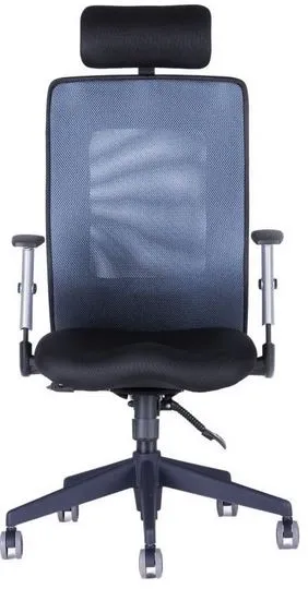 OFFICE PRO Ergonomická kancelárska stolička CALYPSO GRAND s opierkou hlavy P1, antracit