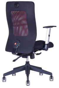 OFFICE PRO kancelárska stolička CALYPSO XL bez opierky hlavy, červená