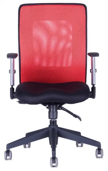OFFICE PRO kancelárska stolička CALYPSO XL bez opierky hlavy, červená