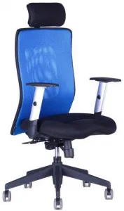 OFFICE PRO kancelárska stolička CALYPSO XL s opierkou hlavy P1, modrá