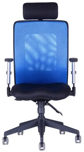 OFFICE PRO kancelárska stolička CALYPSO XL s opierkou hlavy P1, modrá