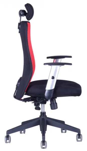 OFFICE PRO kancelárska stolička CALYPSO XL s opierkou hlavy P1, červená