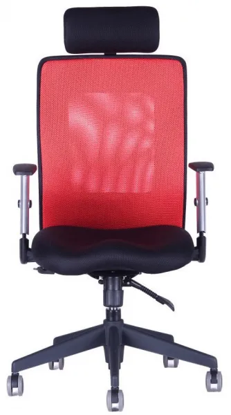 OFFICE PRO kancelárska stolička CALYPSO XL s opierkou hlavy P1, červená