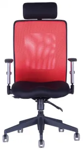 OFFICE PRO kancelárska stolička CALYPSO XL s opierkou hlavy P1, červená