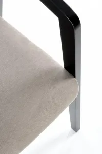 HALMAR Jedálenská židle AZUL čierna/šedá