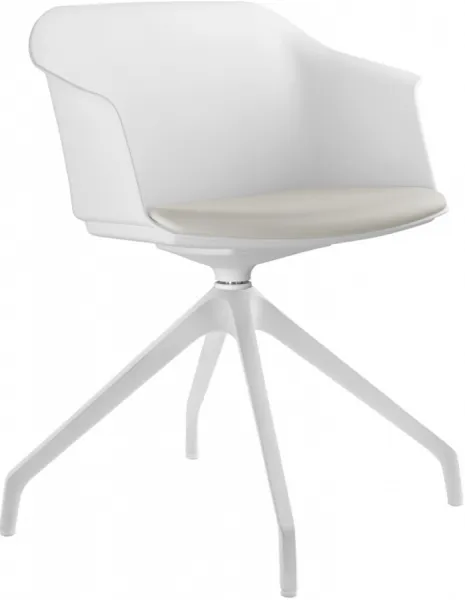 LD SEATING Konferenčná stolička WAVE 030, F90-BL, čierny kríž_
