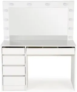 HALMAR Toaletný stolík HOLLYWOOD XL biely