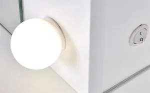 HALMAR Toaletný stolík HOLLYWOOD biely