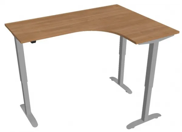 HOBIS kancelársky stôl MOTION Trigon ERGO MST 2 60 L - elektr. nastaviteľný stôl, 160x120 cm