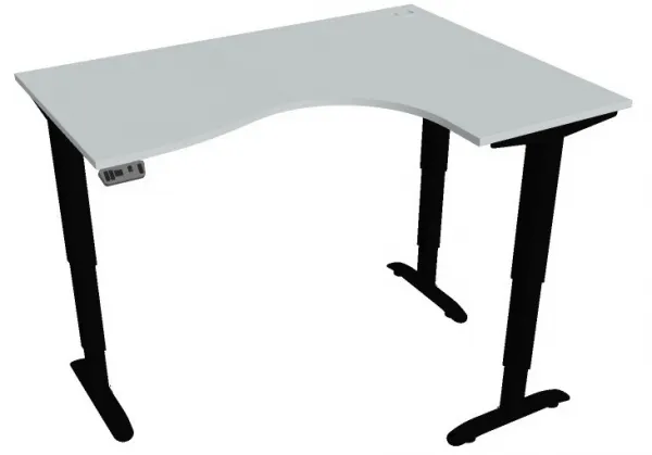 HOBIS kancelársky stôl MOTION MS 3M 1600 - Elektricky stav. stôl délky 160 cm  paměťový ovladač_
