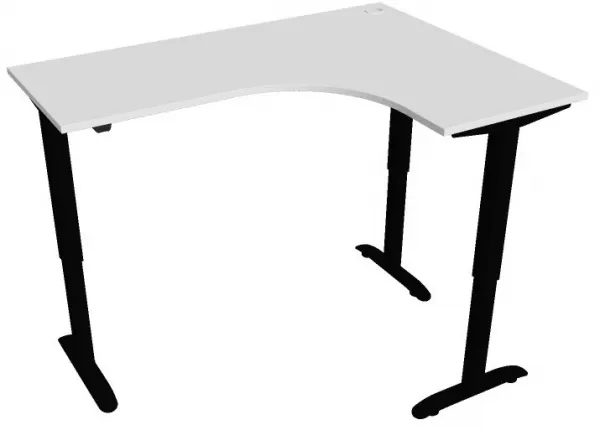 HOBIS kancelársky stôl MOTION Trigon ERGO MST 2 60 L - elektr. nastaviteľný stôl, 160x120 cm