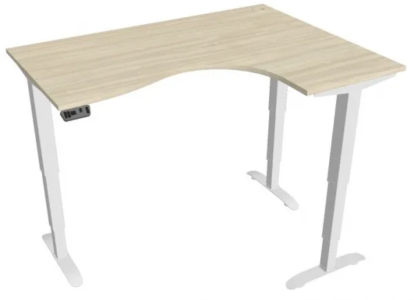 HOBIS kancelársky stôl MOTION MS 3M 1600 - Elektricky stav. stôl délky 160 cm  paměťový ovladač_