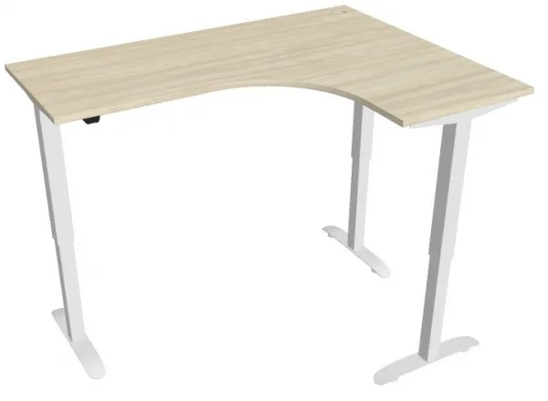 HOBIS kancelársky stôl MOTION Trigon ERGO MST 2 60 L - elektr. nastaviteľný stôl, 160x120 cm