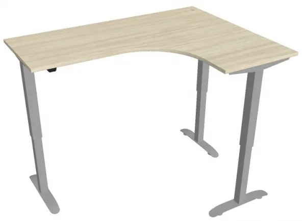 HOBIS kancelársky stôl MOTION Trigon ERGO MST 2 60 L - elektr. nastaviteľný stôl, 160x120 cm