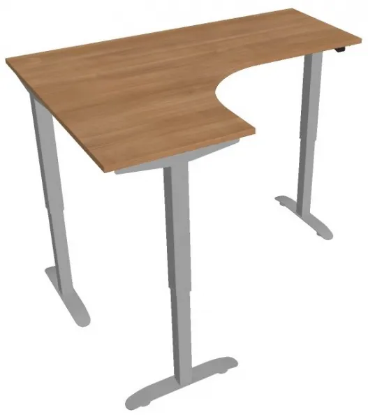 HOBIS kancelársky stôl MOTION Trigon ERGO MST 2 60 P - elektr. nastaviteľný stôl, 160x120 cm