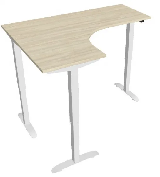 HOBIS kancelársky stôl MOTION Trigon ERGO MST 2 60 P - elektr. nastaviteľný stôl, 160x120 cm