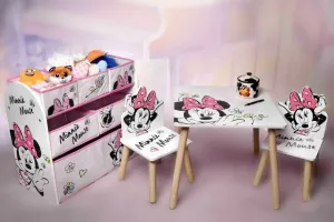BHome Detský stôl so stoličkami MINNIE MOUSE