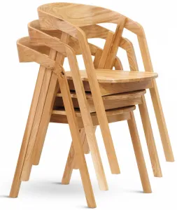 STIMA Jedálenská stolička GURU XL masív dub