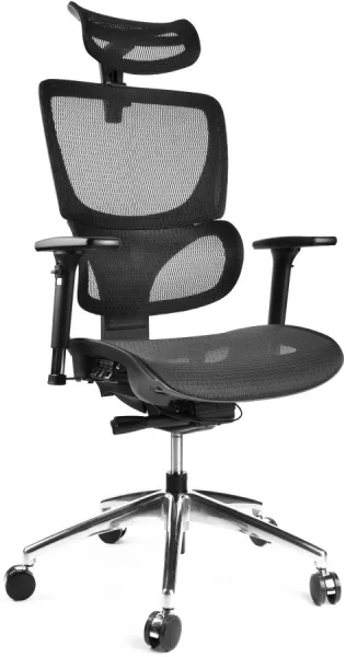 MERCURY Ergonomická kancelárska stolička LUNA JNS-101A, čierna