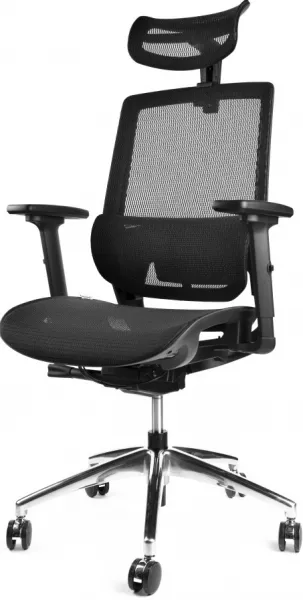 MERCURY Ergonomická kancelárska stolička TERRA JNS-103A, čierna