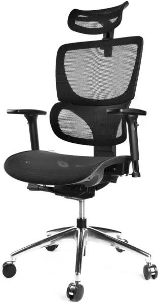 MERCURY Ergonomická kancelárska stolička LUNA JNS-101A, čierna